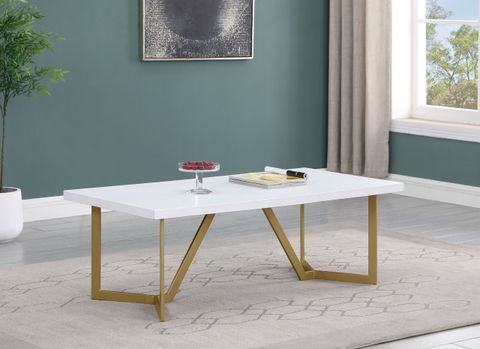 Ct283, Ct284, Ct285: White Wood Coffee Table Set And Pieces – Best ... pertaining to Chic and Sophisticated White Wood Coffee Table Sets with Gold Painted Legs Explained